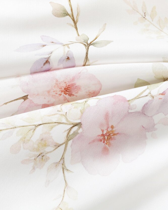 Mako-Satin - Romantische Wiese