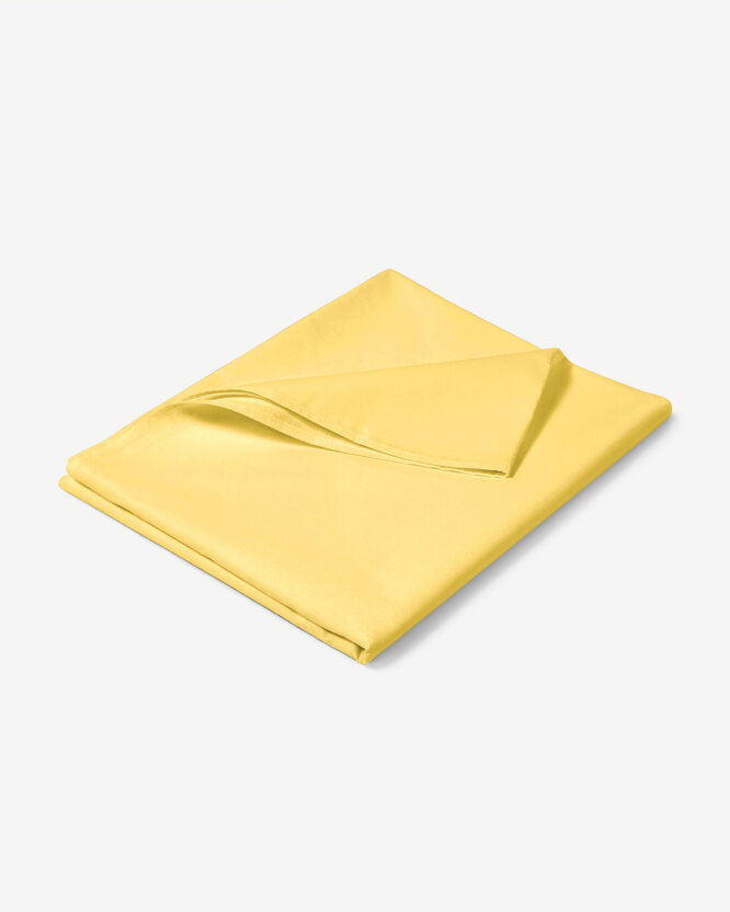 Bettlaken aus Baumwolle - gelb