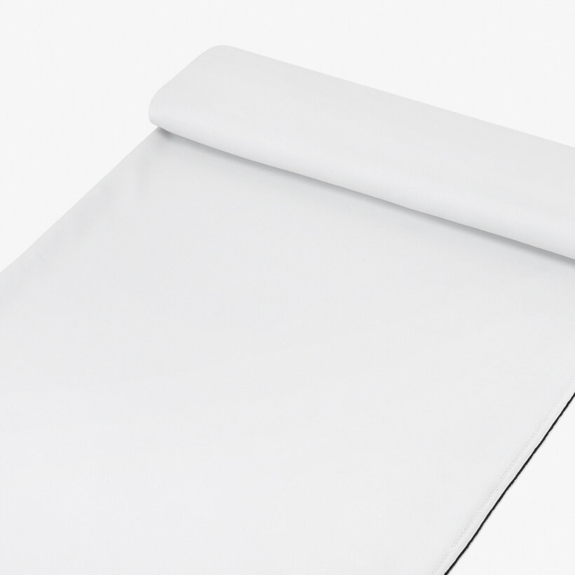 Verdunkelungsstoff Blackout mit Satin-Glanz - silber