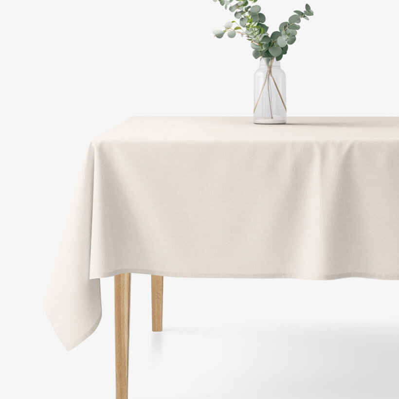 Eckige Tischdecke Peru - creme