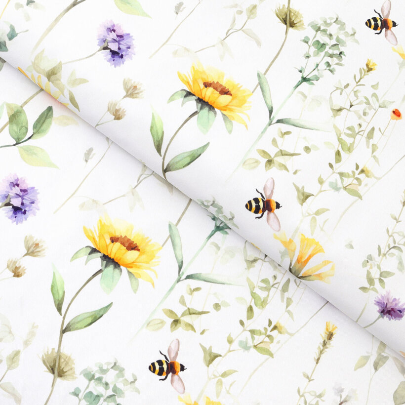 Teflonstoff für Tischdecken - Wiesenwelt