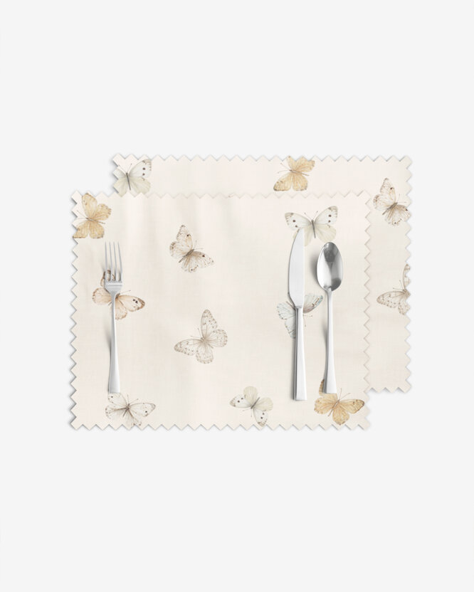 Teflon-Tischset - Schmetterlinge - 2 Stück