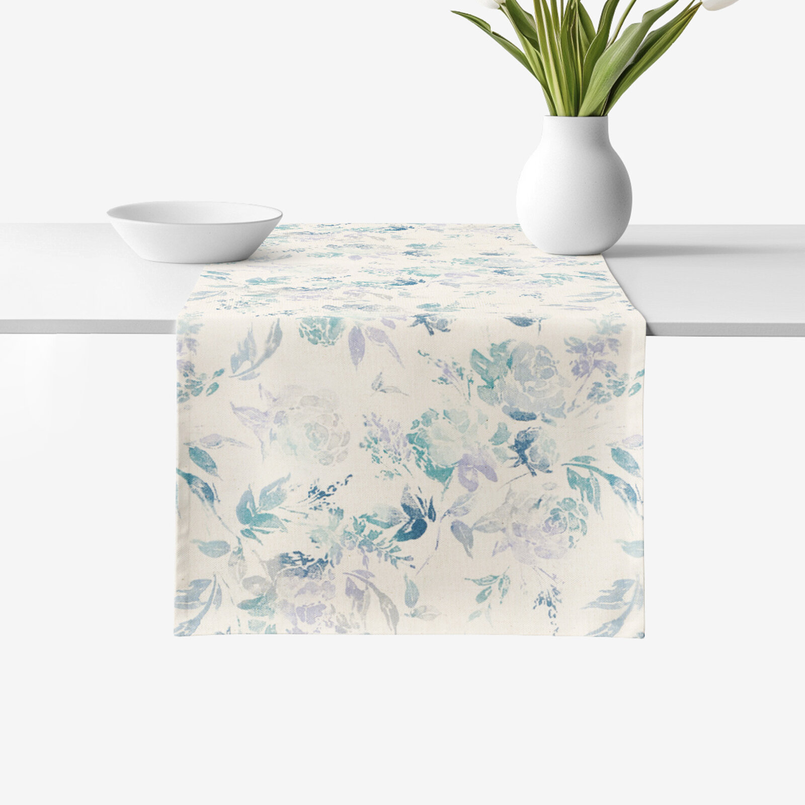 Tischläufer Valencia - Pflanzenabdrücke