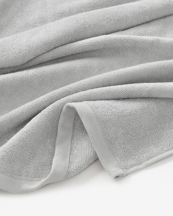 Frottierhandtuch/Duschtuch Soft ohne Bordüre – grau
