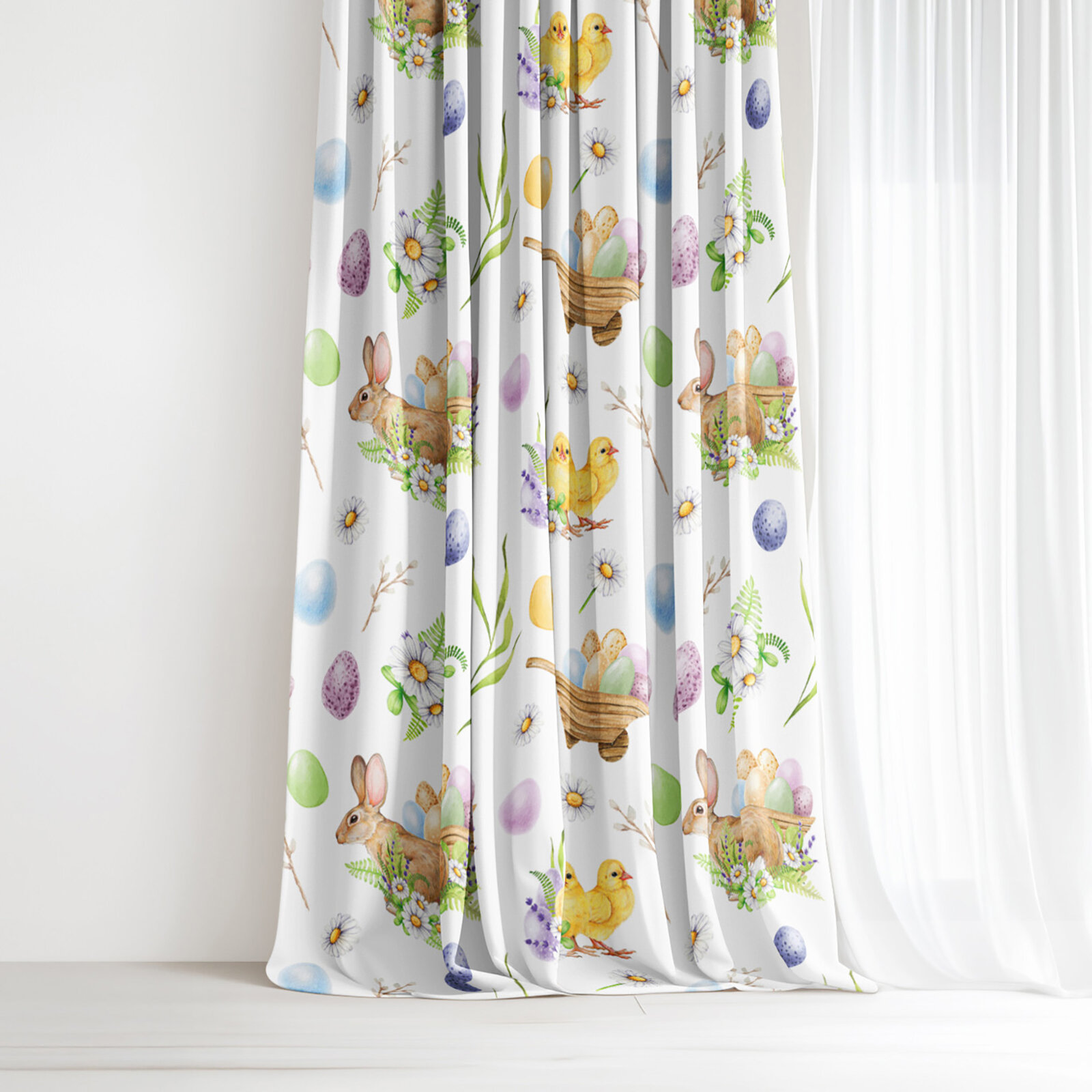 Ostern Dekorativer Vorhang – Ostersymbole