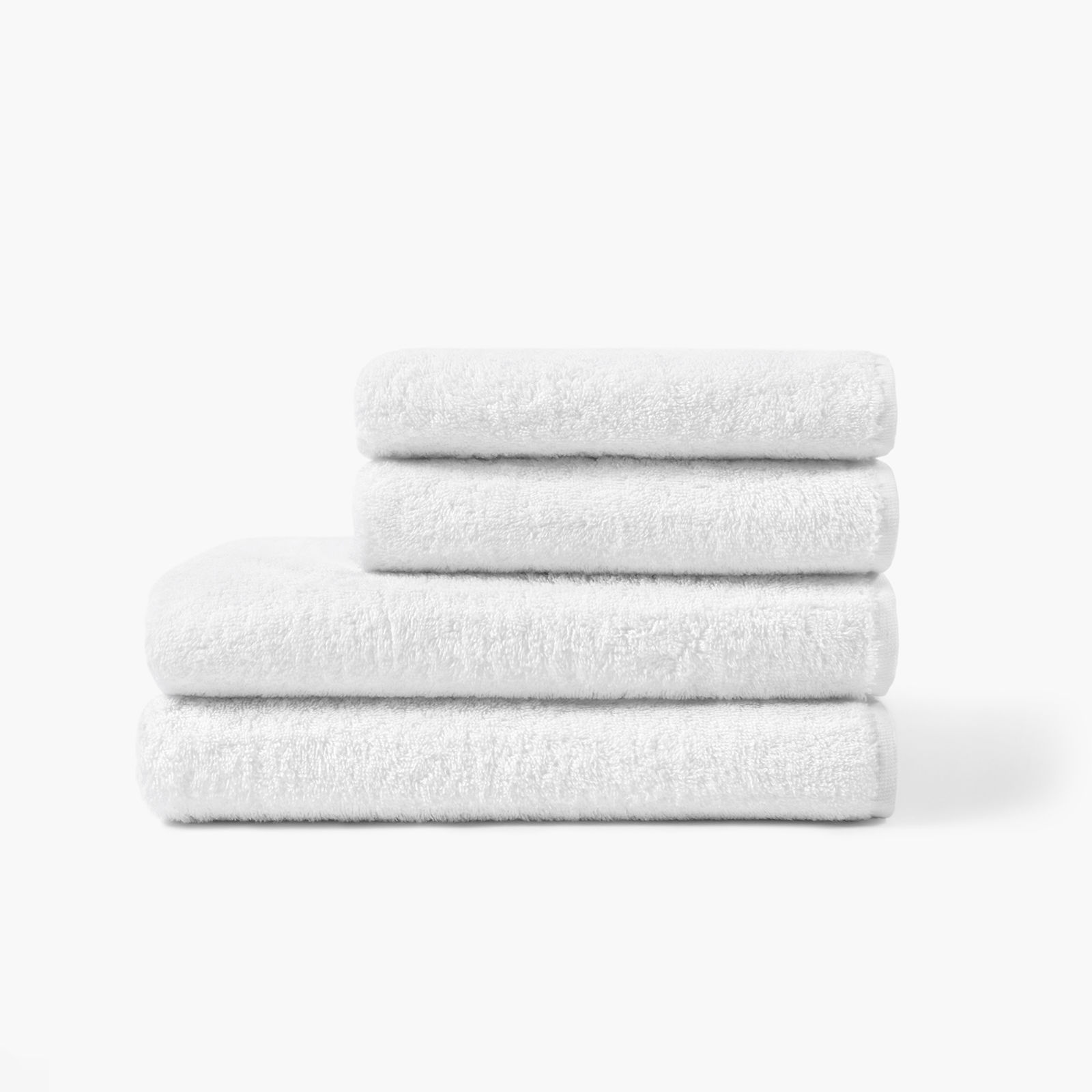 Hotel- Frotteehandtuch / Duschtücher ohne Bordüre - 400g/m2 - weiß