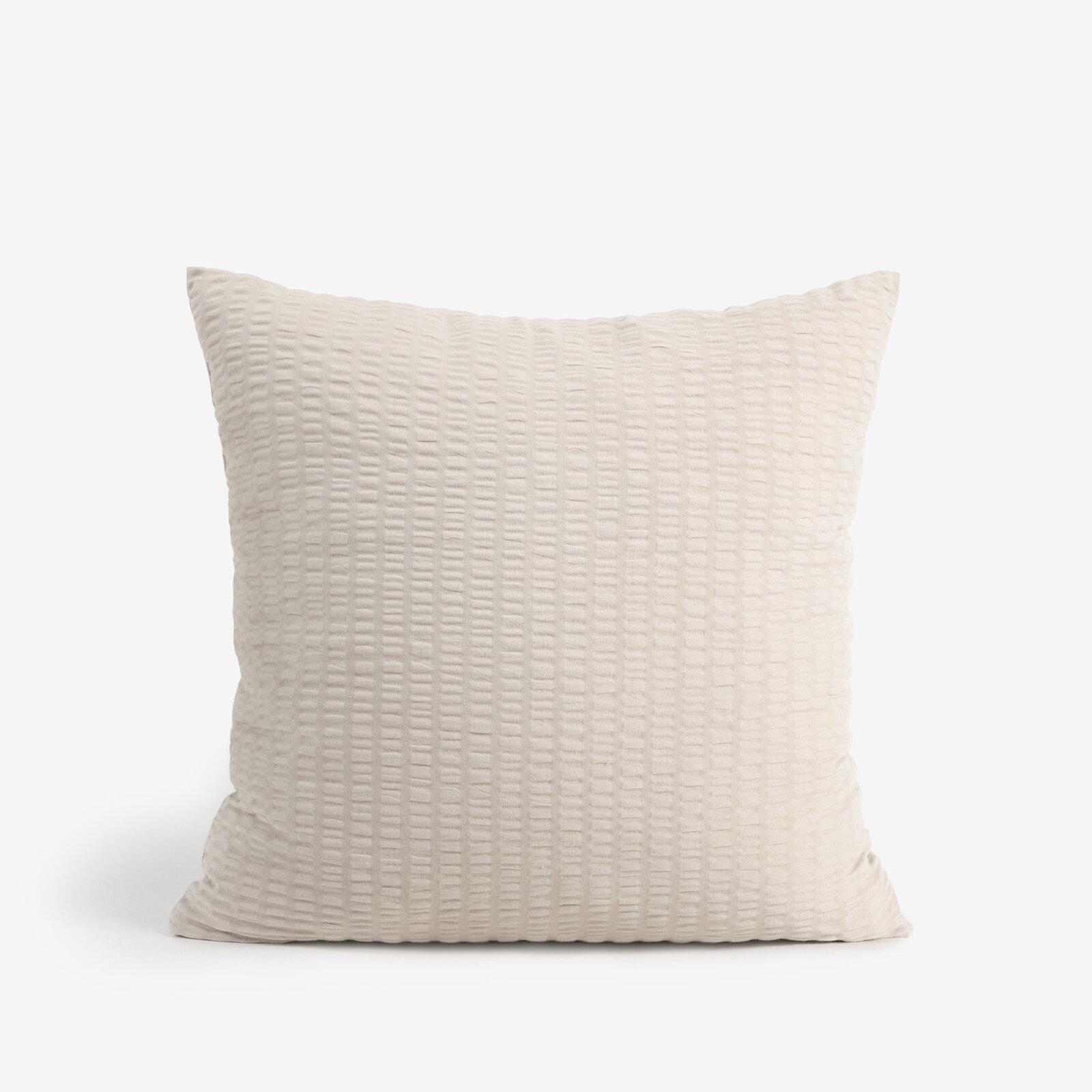Seersucker-Kissenbezug - latte