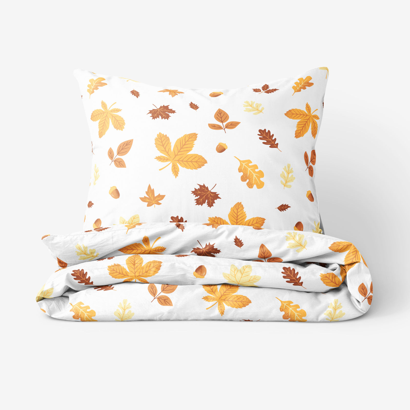 Bettwäsche aus Baumwolle - Herbstblätter