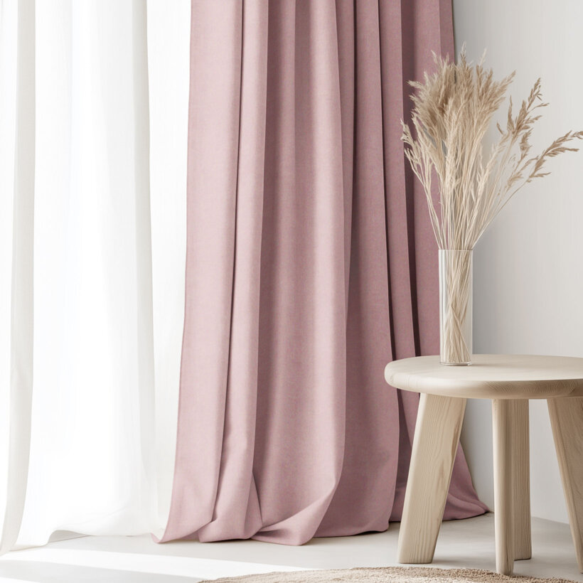 Dekorativer Vorhang Marbella - altrosa