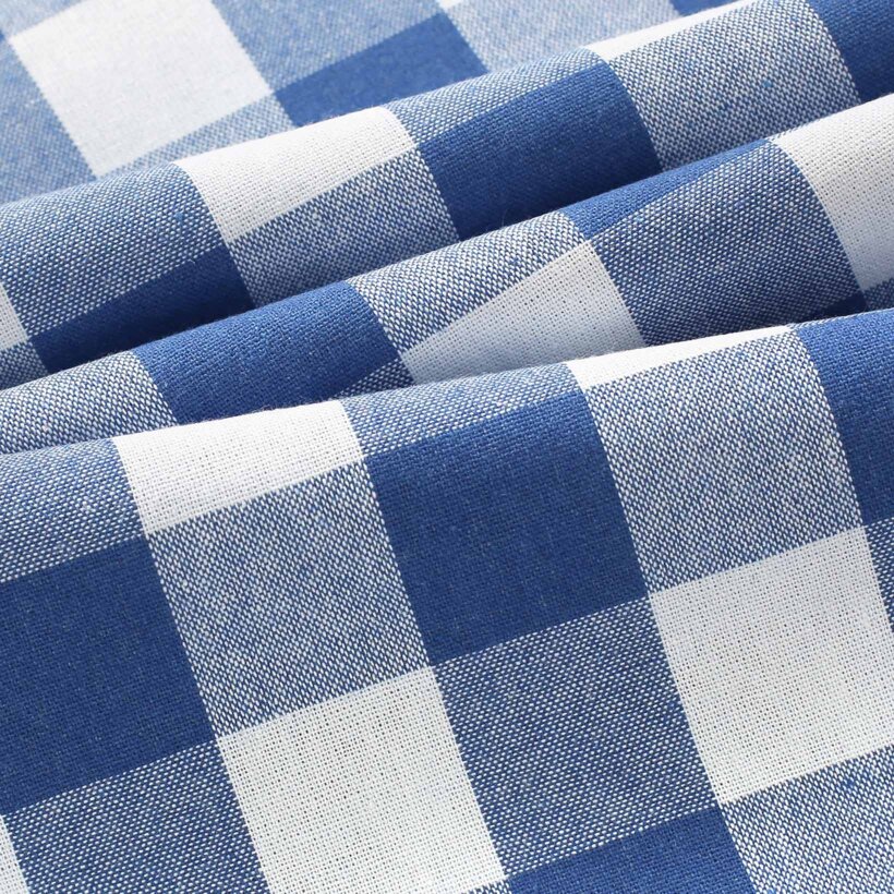 Küchentuch aus Baumwolle - blaue Würfel