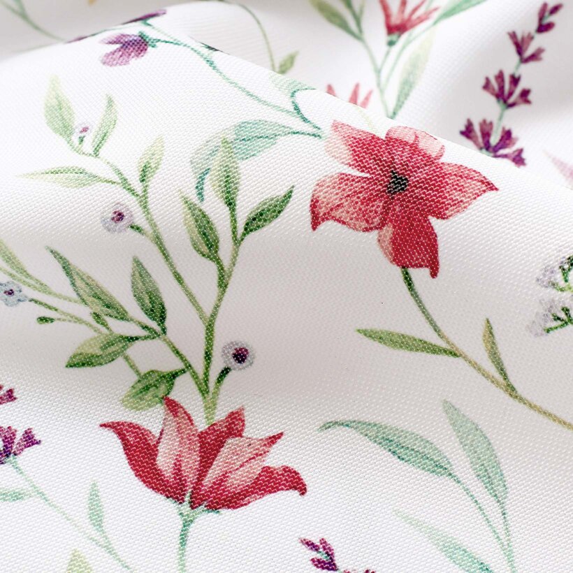 Dekorativer Kissenbezug - bunte Frühlingsblumen