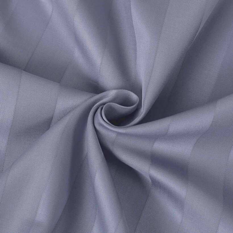 Damast - dunkelgraue Streifen mit Satin-Glanz