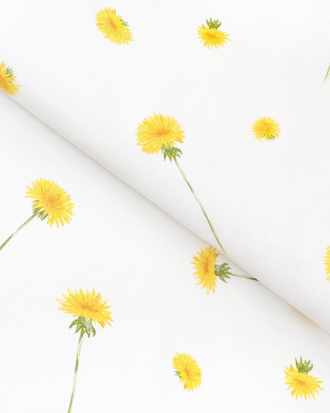 Baumwollstoff - Löwenzahn