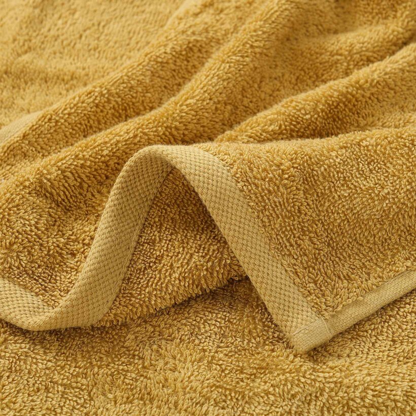 Kinder-Frottierhandtuch - Bagger in Senf