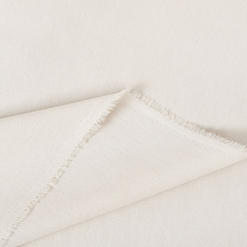 Natürlicher Leinenmischstoff - elfenbein