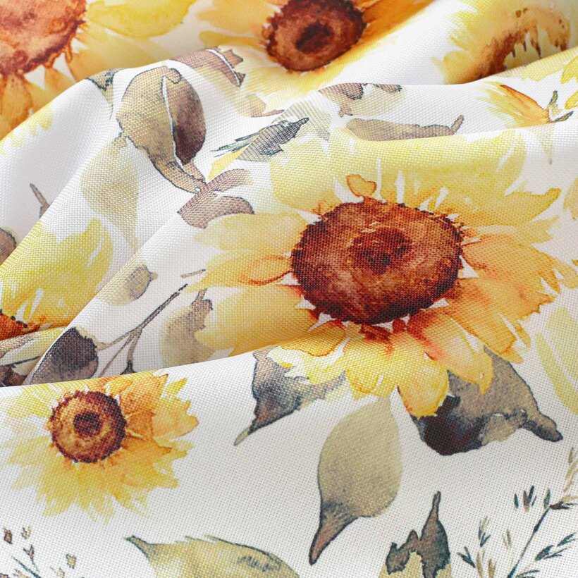 Teflon-Stoff für Tischdecken - Sonnenblumen