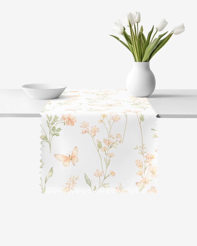 Teflon-Tischläufer - Schmetterlingsgarten