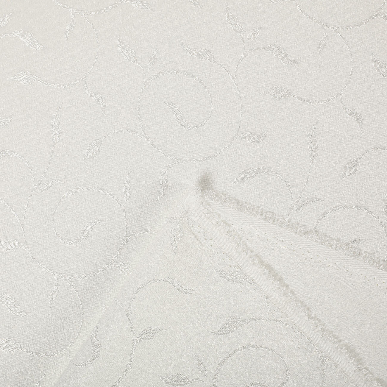 Teflonstoff für Tischdecken – creme mit großen Ornamenten