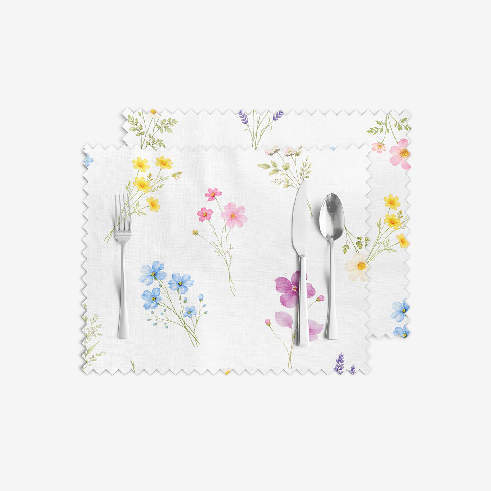 Teflon-Tischset - Blumengarten - 2 Stück