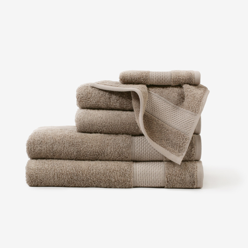 Bamboo Handtuch/Duschtücher Soft Lux - braun
