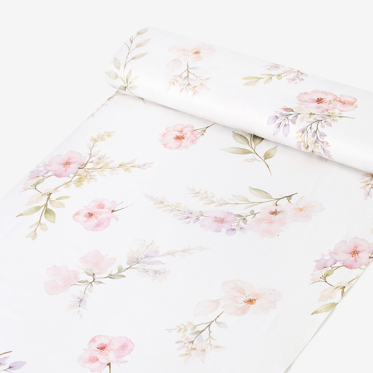 Mako-Satin - Romantische Wiese