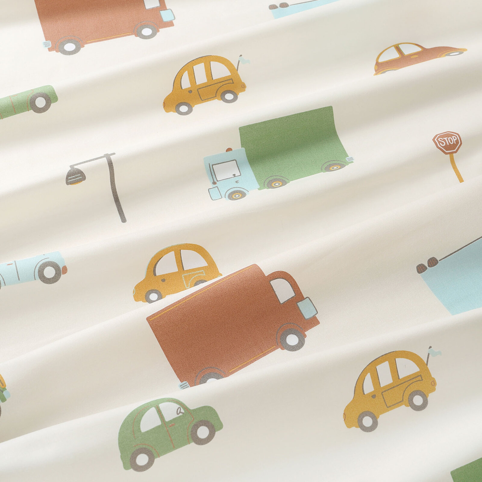 Vorhang aus Baumwolle Kindermotive - Welt der Autos