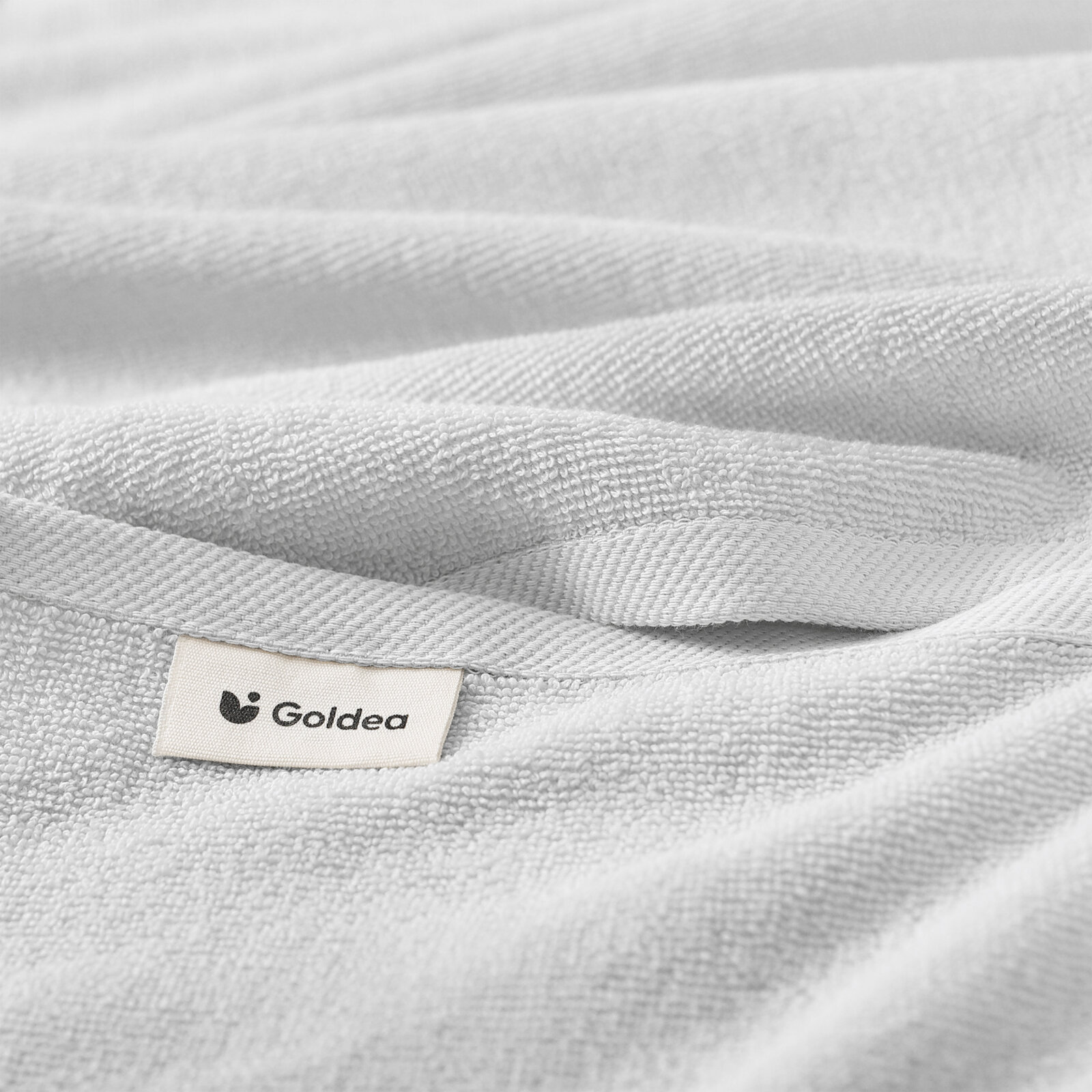 Frottierhandtuch/Duschtuch Soft ohne Bordüre – grau