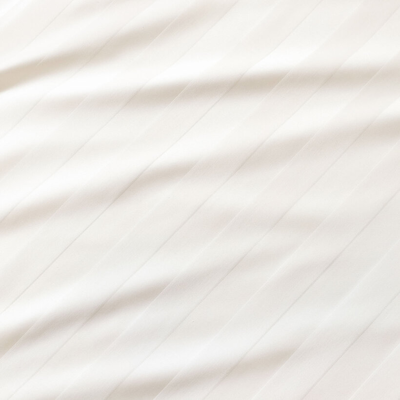 Damast - creme Streifen mit Satin-Glanz