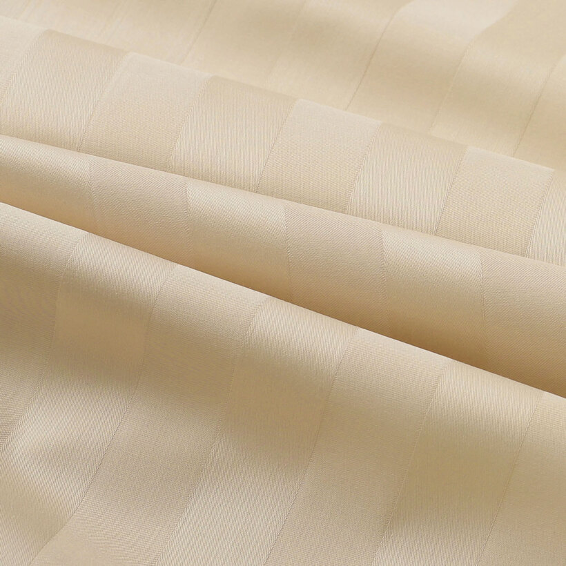 Damast - goldene Streifen mit Satin-Glanz