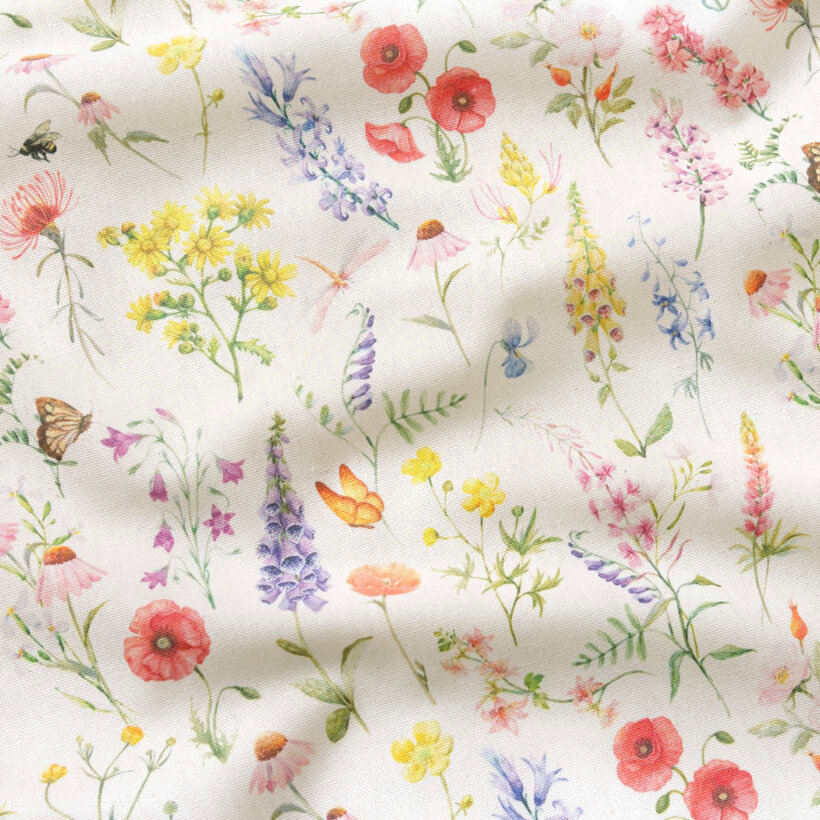 Eckige Tischdecke Valencia - Blühende Wiese