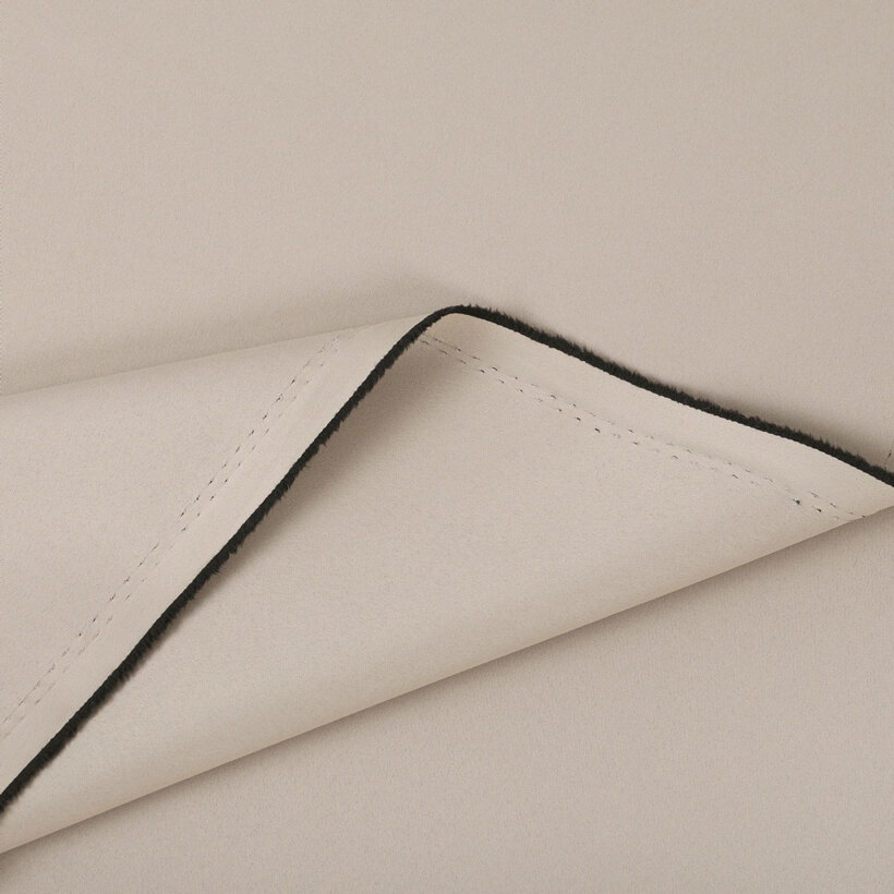 Verdunkelungsstoff Blackout mit Satin-Glanz - natur