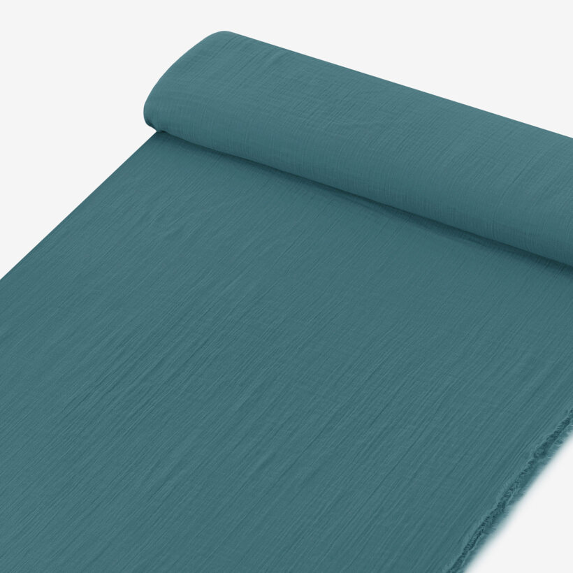 Musselinstoff – petrol