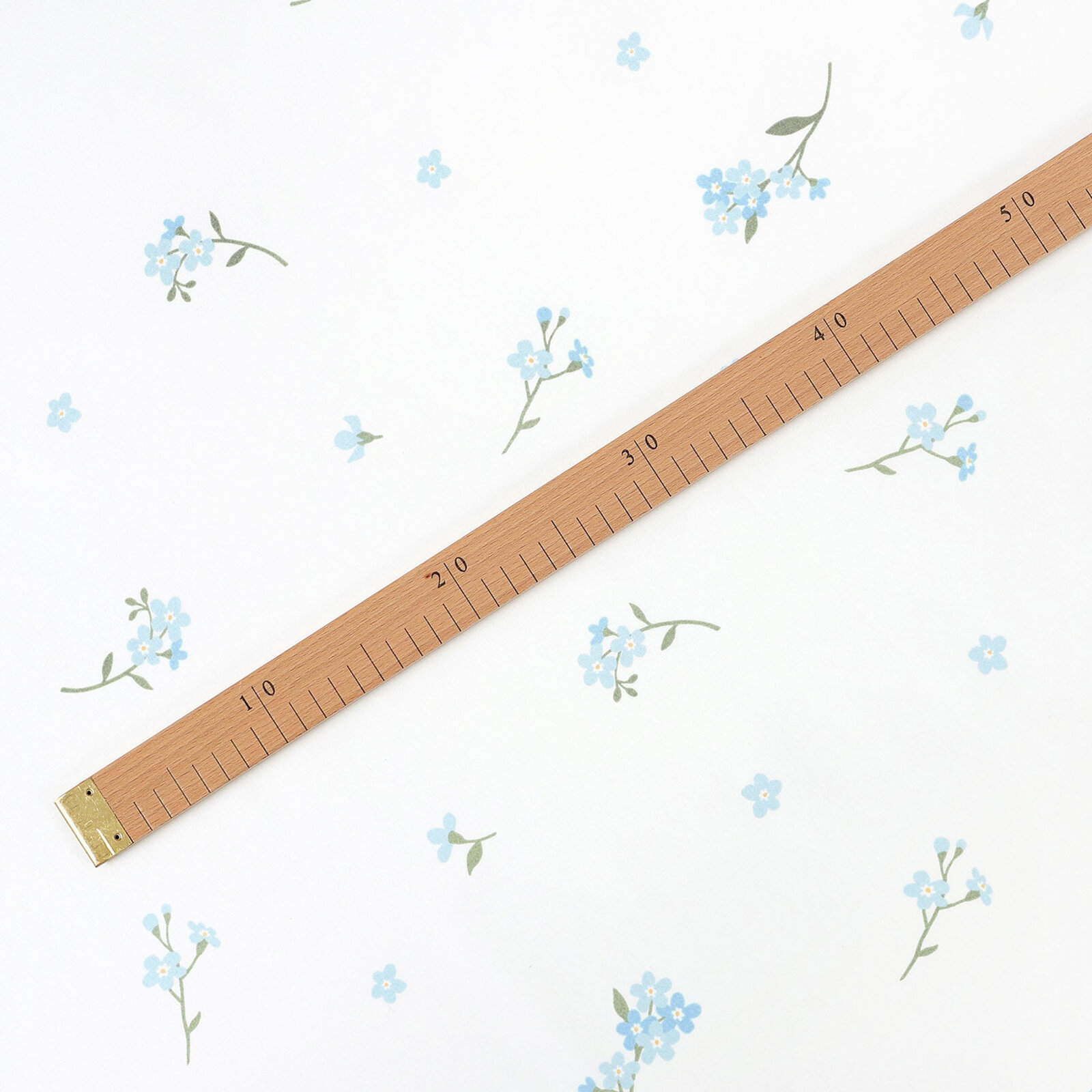 Baumwollstoff - Vergissmeinnicht