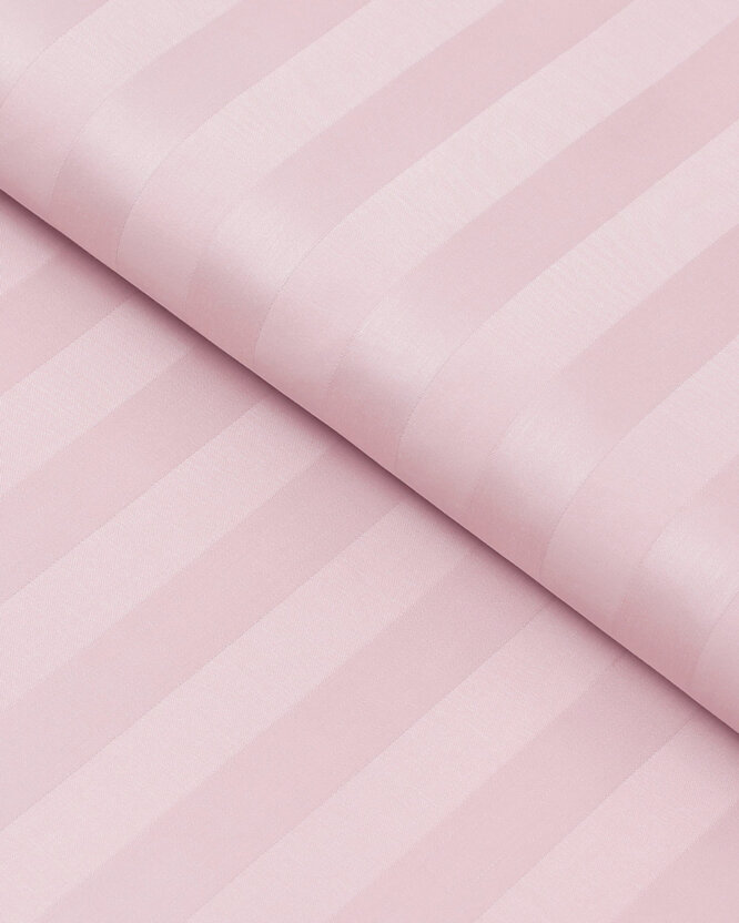 Damast - altrosa Streifen mit Satin-Glanz