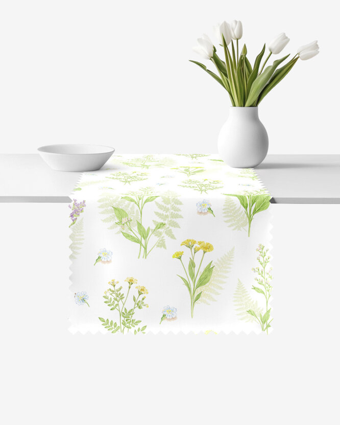 Teflon-Tischläufer - Waldblumen