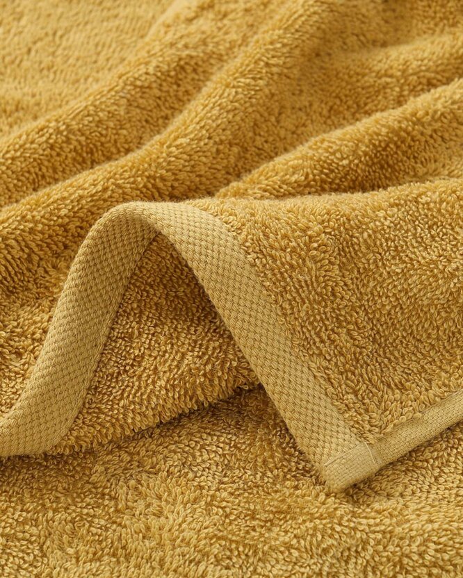 Kinder-Frottierhandtuch - Bagger in Senf