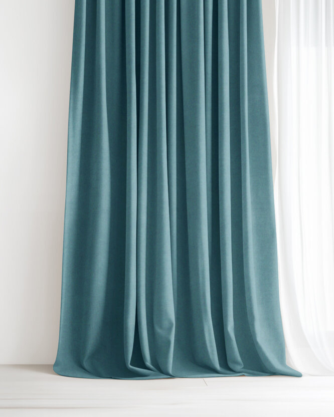 Dekorativer Vorhang Marbella - petrol
