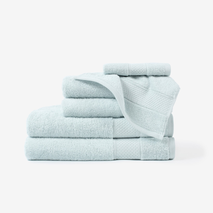Bamboo Handtuch/Duschtücher Soft Lux - hellblau