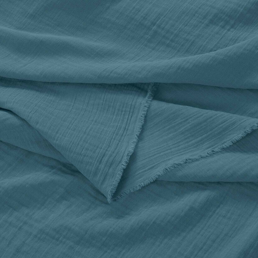 Musselinstoff – petrol