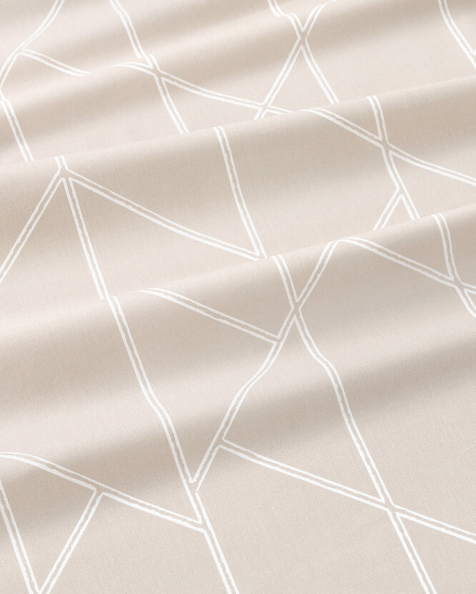 Baumwollstoff - Geometrische Linien auf Latte
