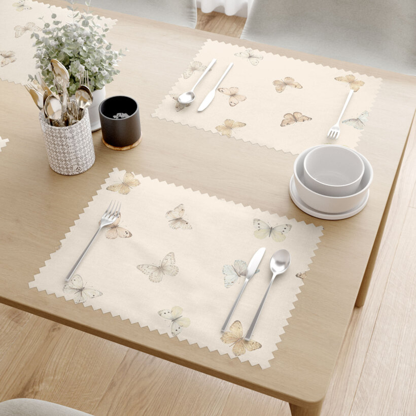 Teflon-Tischset - Schmetterlinge - 2 Stück