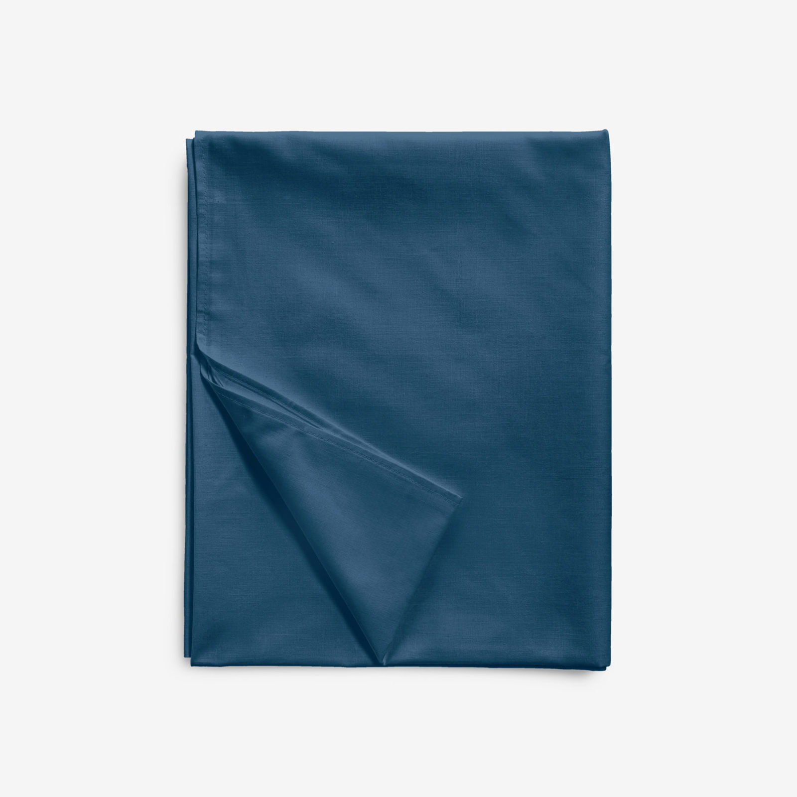 Bettlaken aus Baumwolle - marineblau