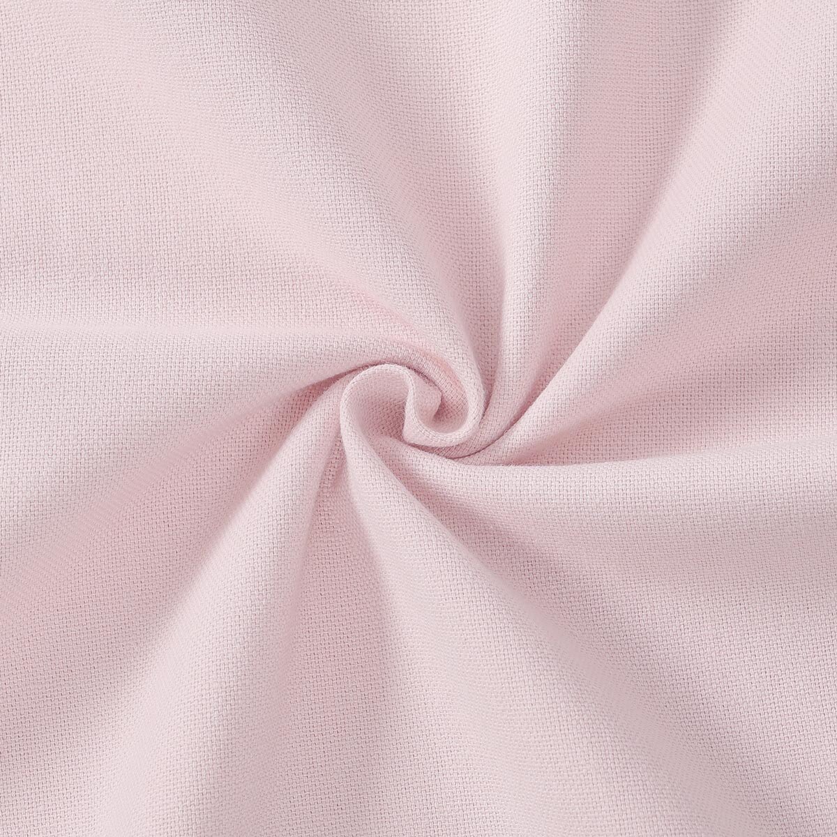 Natürlicher Leinenmischstoff - puderrosa