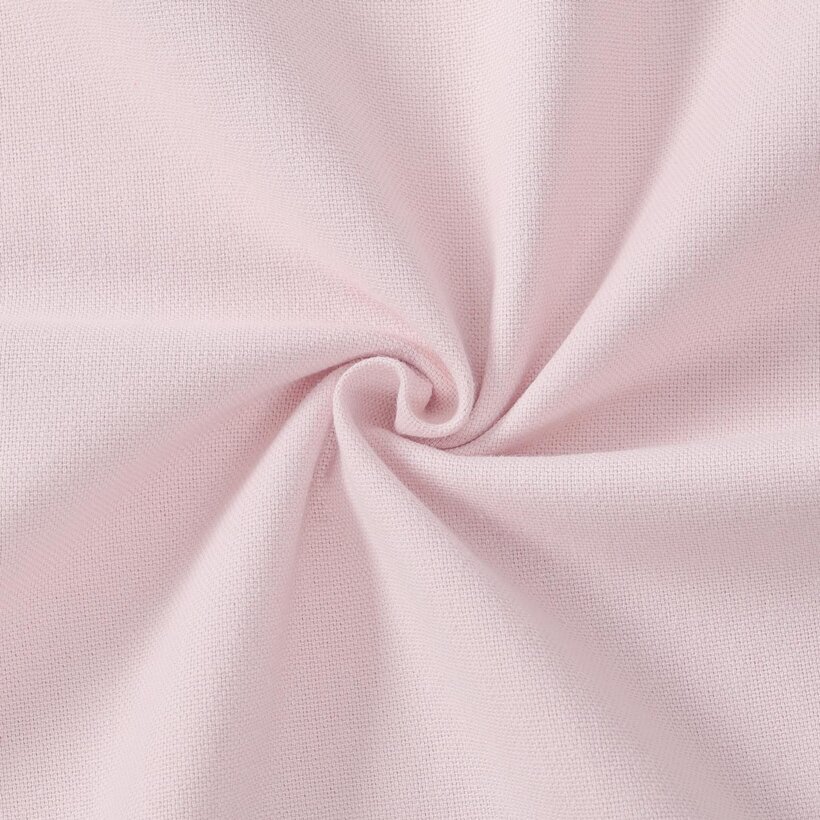 Natürlicher Leinenmischstoff - puderrosa