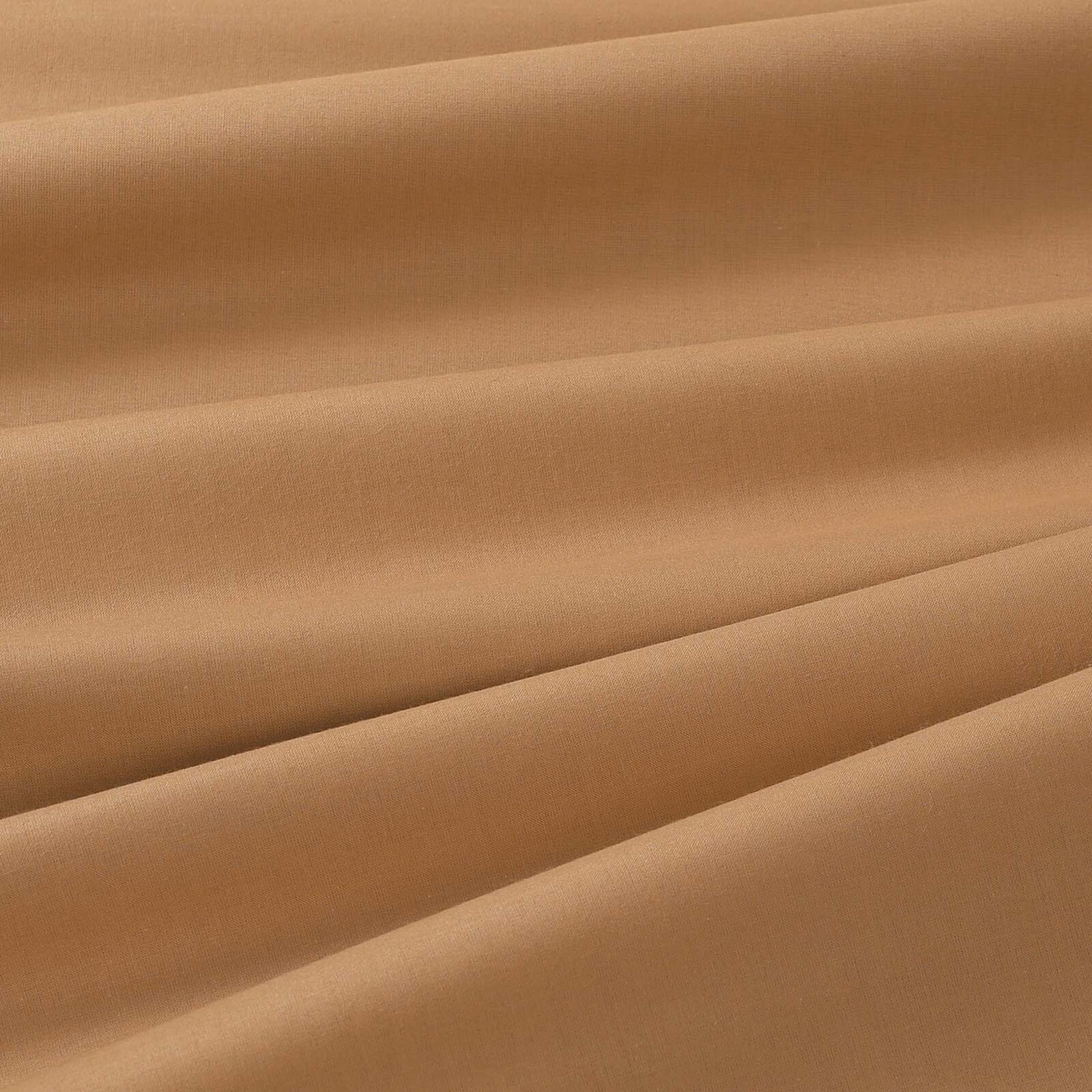 Eckige Tischdecke 100% Baumwolle - herbstbraun