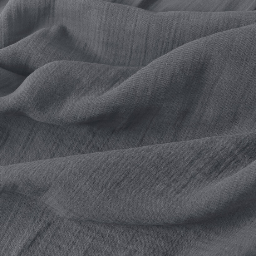 Musselinstoff – anthrazit