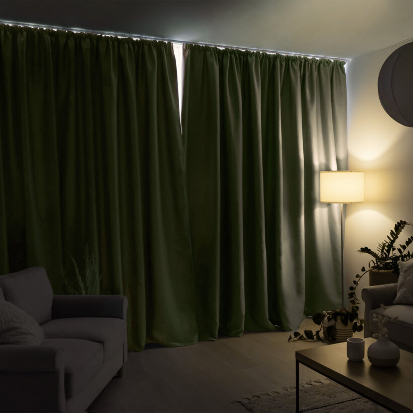 Blackout Verdunkelungsvorhang - salbeigrün starý
