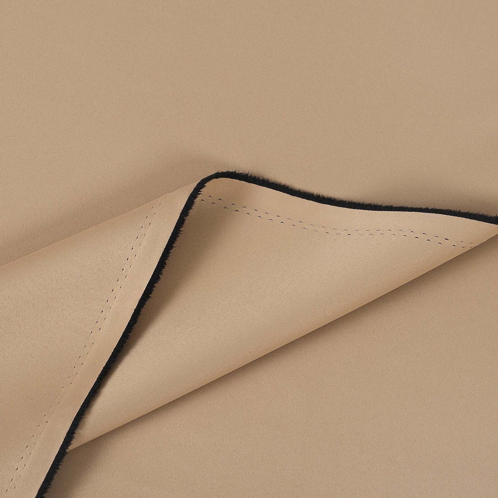 Verdunkelungsstoff Blackout mit Satin-Glanz - goldbeige