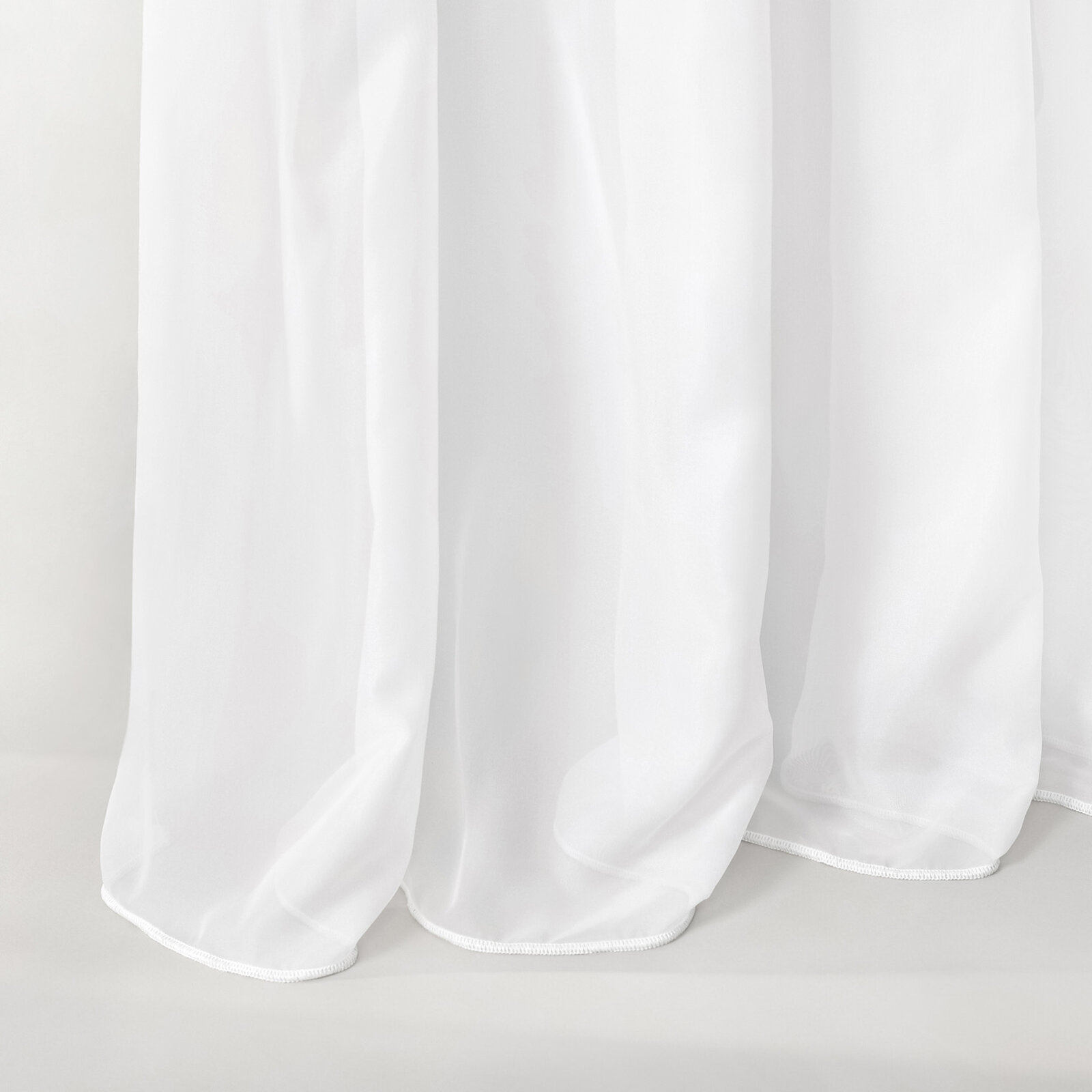 Glatter Voile – Weiß