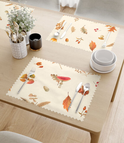 Tischset Teflon - Herbstliche Natur- 2 Stück